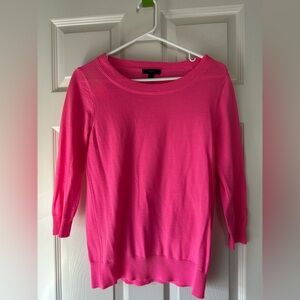Hot pink J crew sweater